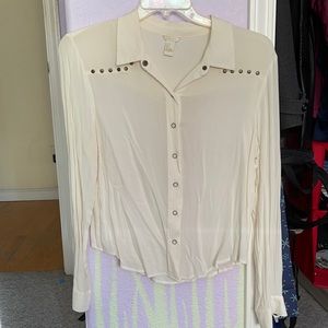 Forever 21 Buttoned Down Blouse